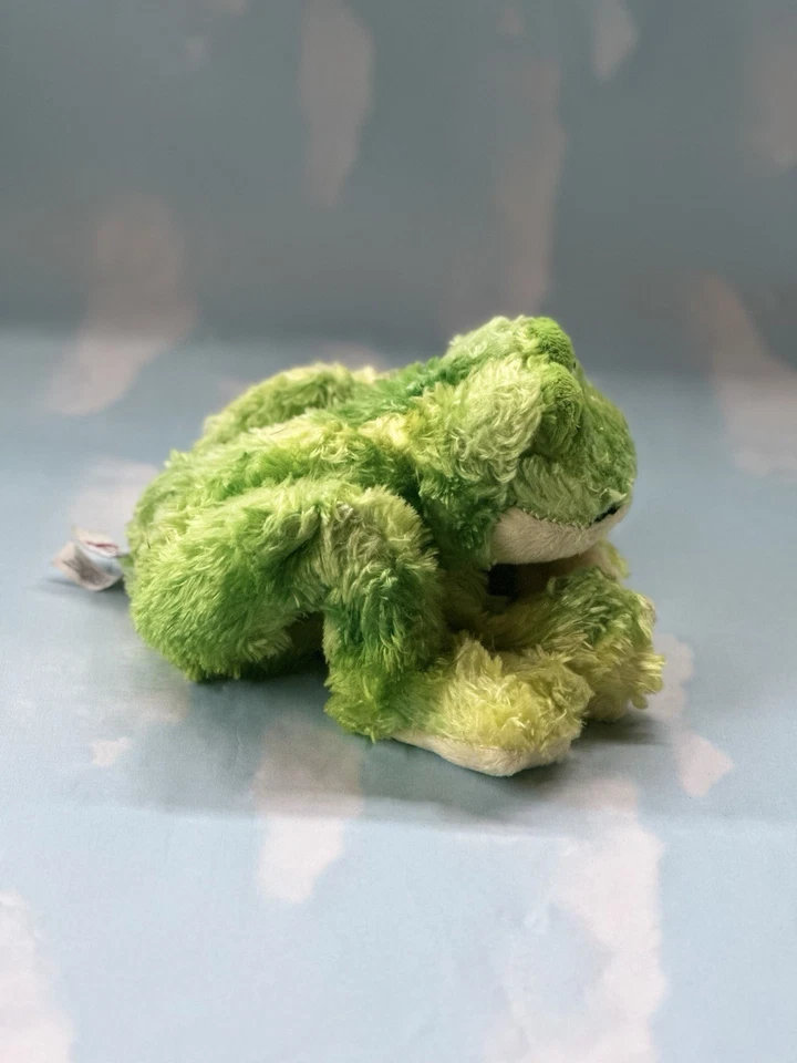 Frog Tie Dye Green Floppy Plush Stuffed Animal Soft Toy No Code 8" Ganz Webkinz - Image 4 of 4