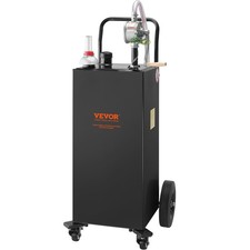  New 30 Gallon Fuel Caddy,Gas Storage Tank  4 Wheels,w/Manuel Transfer Pump,Gas
