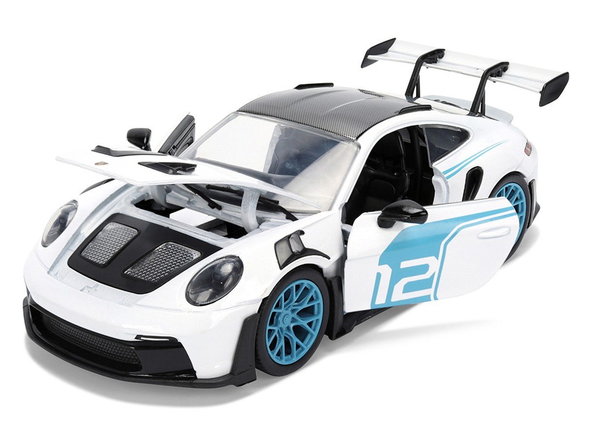 Jada 1:24 Porsche 911 GT3 RS (992) #12 – White – Hyper-Spec #36494