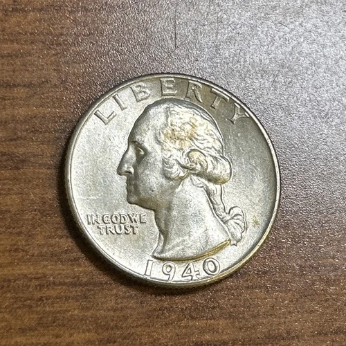 1940 Washington Silver Quarter Choice BU Uncirculated