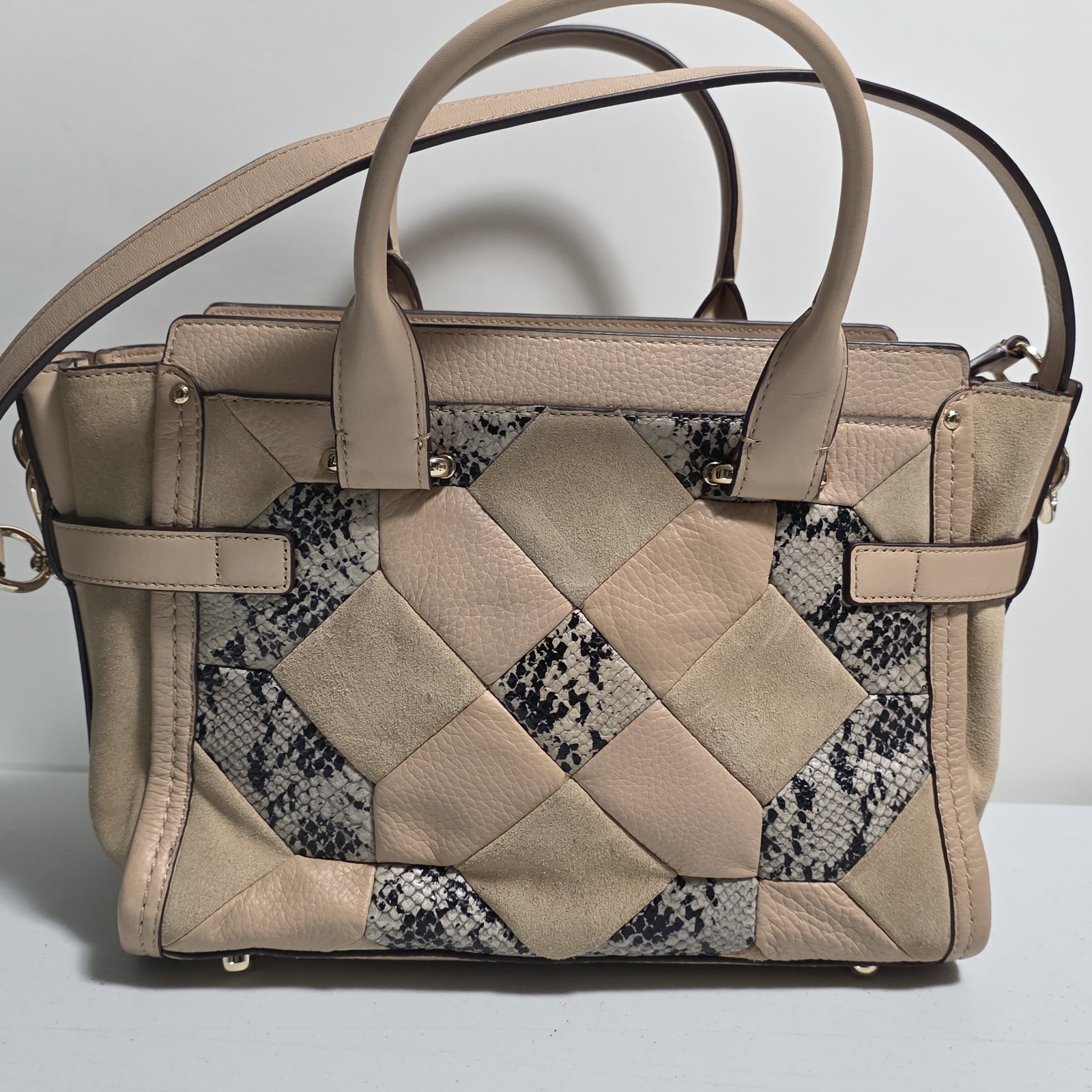 Coach Swagger 27 In Patchwork Exotic Embossed pat… - image 8
