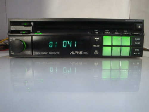 ALPINE 7909J Car Audio CD Player Head Unit Vintage High Quality Sound ...