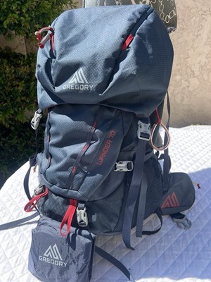 Clean! Gregory Wander 70 Blue Backpack Versafit Framed Hiking