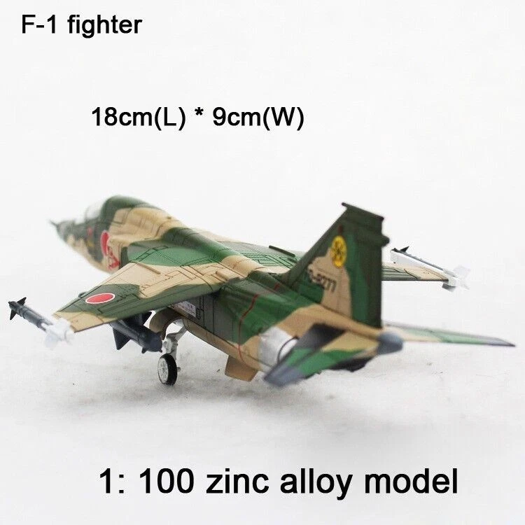 Modello Aereo Militare 1:100 Lega Diecast Mitsubishi F-1 Caccia Japan Collezione - Immagine 4 di 4