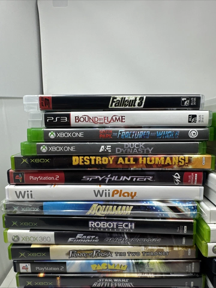 Mixed Lot of 56 Video Games – PS2 Xbox 360 Original Xbox Wii Tested & Working - Image 2 of 4