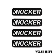 KICKER Speaker Aluminum Logo Badge 31.8mm 1.25" X8mm 0.31" 