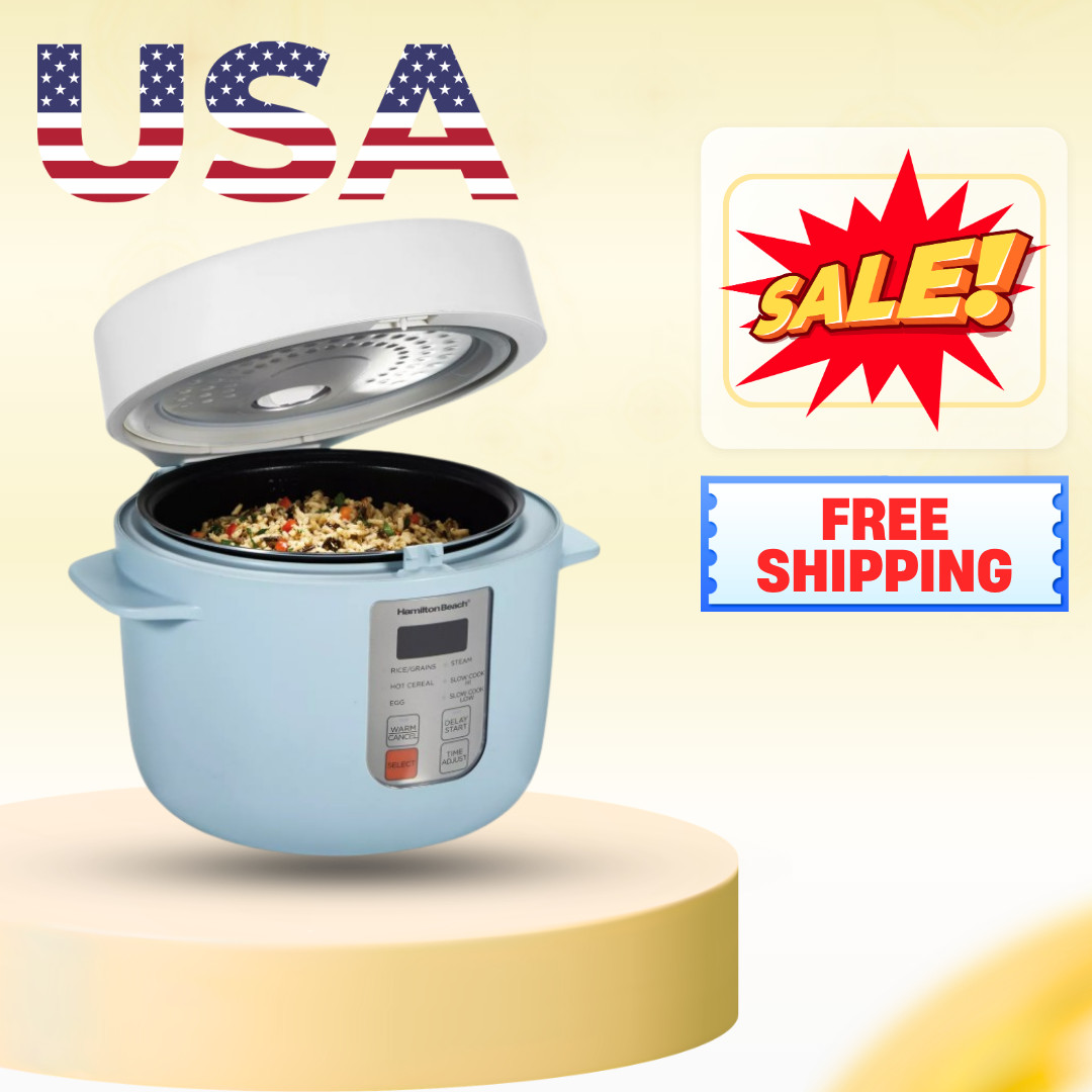[HOT SALE] Hamilton Beach 12 Cup Rice Cooker Multi Function 