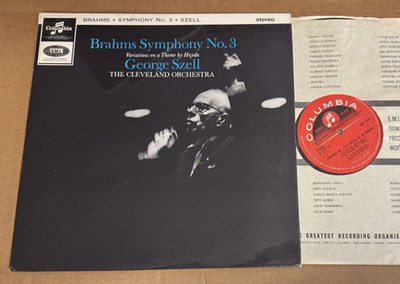 SAX 2572 Brahms Symphony No. 3 etc. George Szell Cleveland Orchestra  E/R
