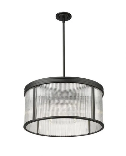 Z-Lite - Carnaby - 6 Light Chandelier In Industrial Style-12 Inches Tall and - Picture 3 of 4