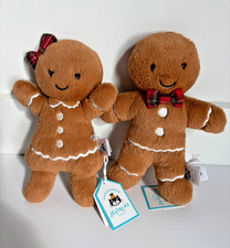 NWT Amuseables Jolly Gingerbread Fred Gingerbread Ruby Jellycat