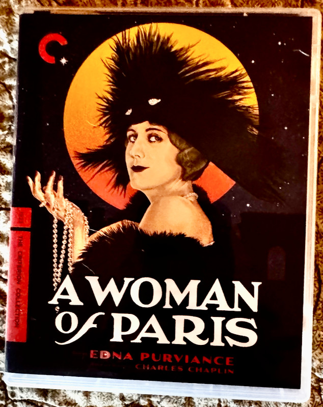 A WOMAN OF PARIS (1923) CRITERION LIKE NEW BLURAY SILENT BY CHARLIE CHAPLIN
