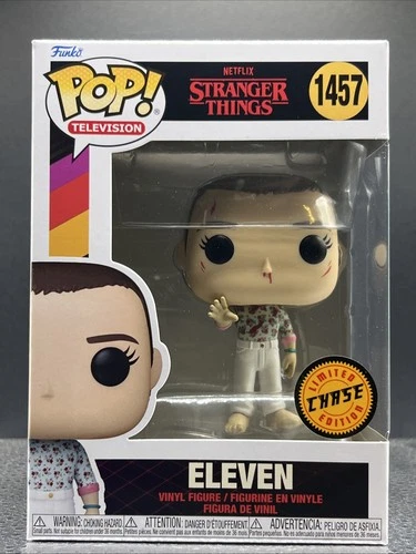 Funko Pop! Vinyl: Stranger Things - Eleven (Bloody) (Chase) #1457 W/Protector