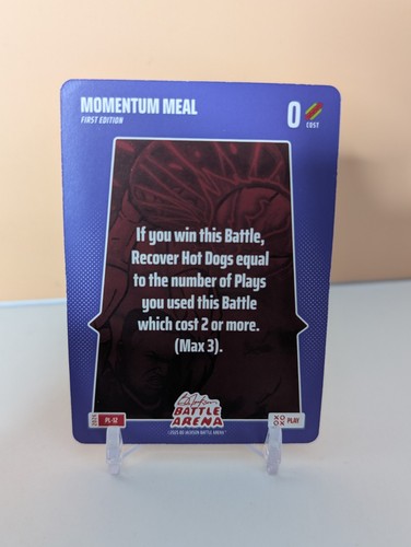 2026 Bo Jackson Battle Arena SSP Play Card Monumental Meal PL-12 Griffey