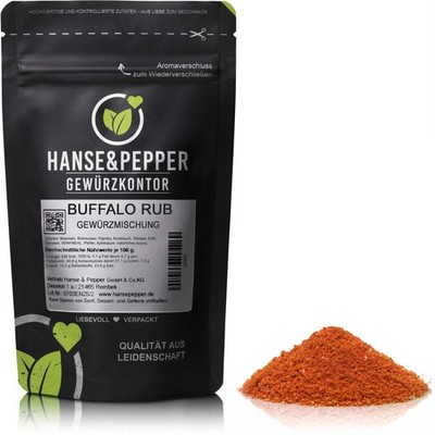 250g Buffalo Rub Gewürzmischung BBQ Beef Grill Gewürz Barbecue