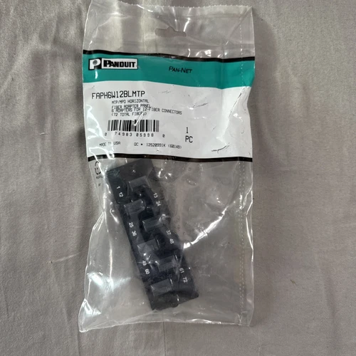 Panduit FAPH6W12BLMTP 72-Fiber MTP Adapter Panel – Box of 10 – New