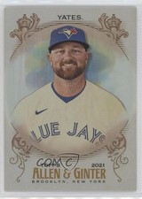 2021 Topps Allen & Ginter's Hot Box Silver Portrait Short Print Kirby Yates 0or4