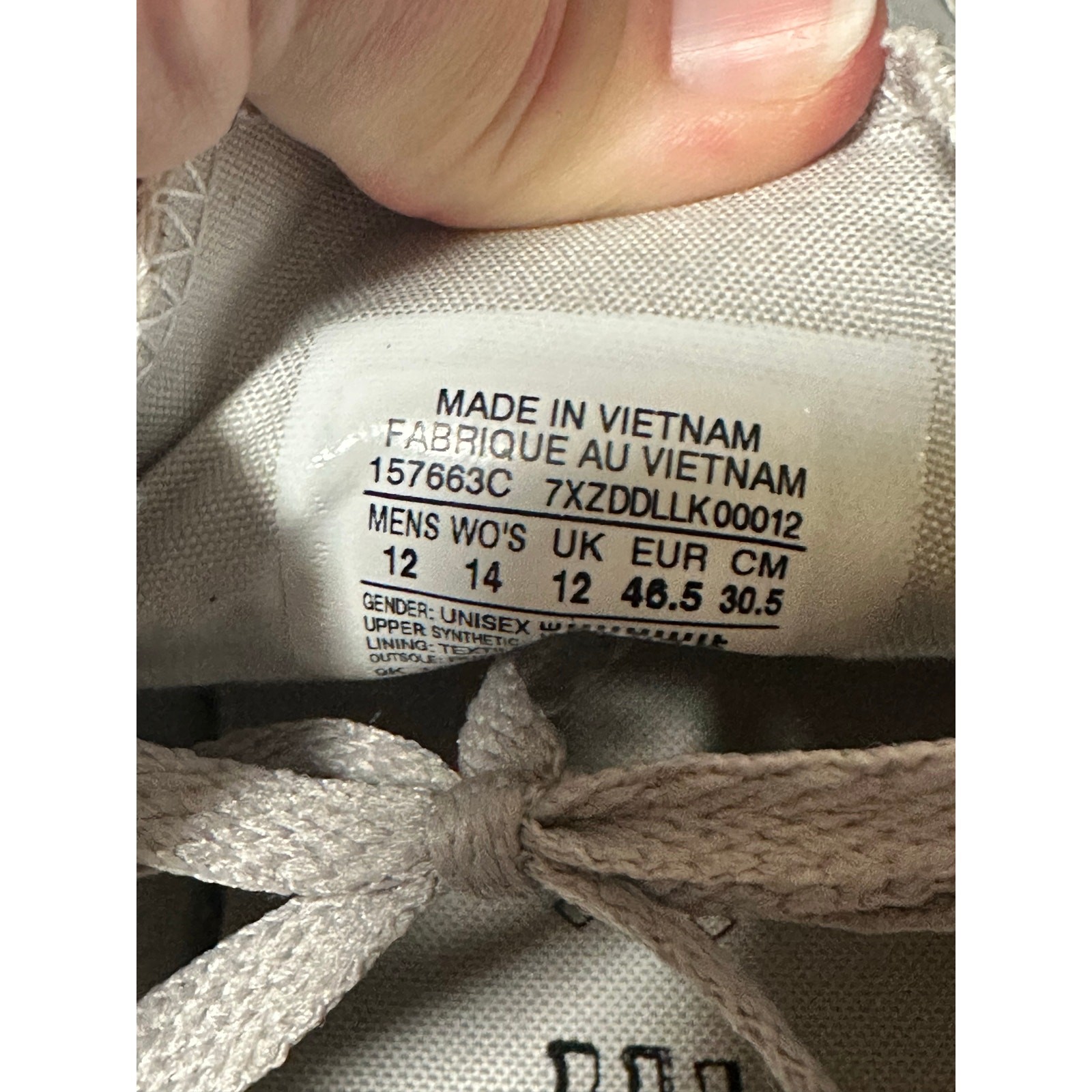 Converse Chuck Taylor All Star Ox Metallic Silver 157663C Mens sneakers size 12 thumbnail 8