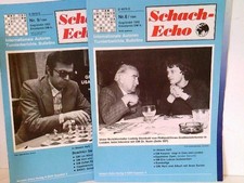 Schach - Echo. Internationale Autoren Turnierberichte, Bulletins ( 2 Hefte) Raes