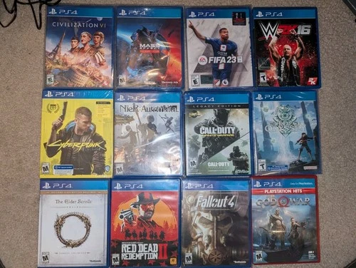 Playstation 4 Ps4 Game Lot 12 Games