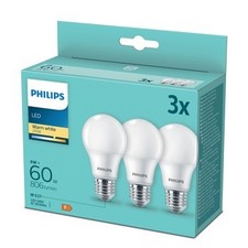 Philips LED-Glühbirne 8W E27 3Stück