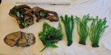 Aquarium Deko, Neu, Bis Zu 50cm Gross, Baum, Pflanzen, Stein, Totenkopf