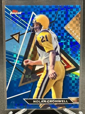 2023 Topps Composite - Nolan Cromwell - Topps Finest - Blue Checkerboard /75