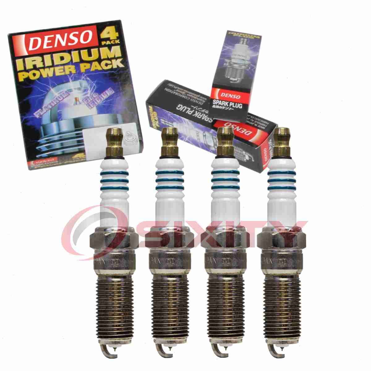 4 pc Denso Iridium Power Spark Plugs for 2002-2010 Saturn Vue 2.2L 2.4L L4 zq