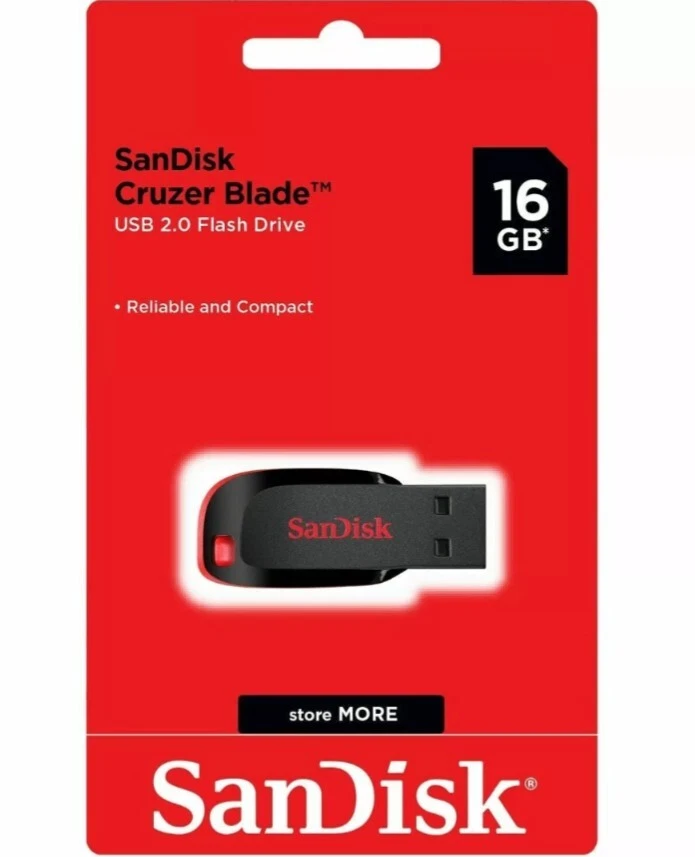 USB Flash Drive SanDisk 32GB 64GB 128GB 16GB Memory Stick Pen USB  Cruzer CZ50