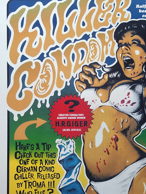 Rockin Jelly Bean Killer Condom Comic Movie Promo POSTER Rockin Jelly Bean Killer Condom Comic Movie Promo POSTER