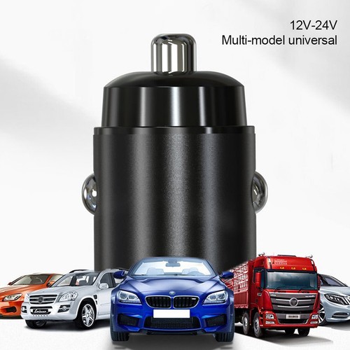 Mini chargeur de téléphone de voiture double USB Type-C PD 30 W adaptateur de charge rapide accessoires États-Unis - Photo 12 sur 12