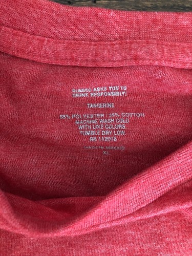 Herren-T-Shirt Diageo Smirnoff rot aus Polyester - Größe XL - Bild 3 von 3