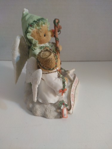 Cherished Teddies 2002 Beverly & Lila 104145 We wish you a Merry Christmas - Picture 4 of 5