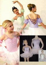 Royal Waltz Child X-Small Dance Costume Orchid Short Ballet Tutu New