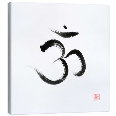 Leinwandbild Sanskrit-Symbol Om oder Aum - Maxim Images