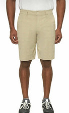 HANG TEN MEN'S STRETCH QUICK DRY HYBRID SHORTS Khaki, 32W NWT AA-5