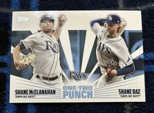 2023 Topps Series 1 - One-Two Punch #12P-7 Shane Baz, Shane McClanahan