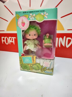 Vintage Strawberry Shortcake Doll Lime Chiffon Parfait Parrot Kenner 1982 Sealed