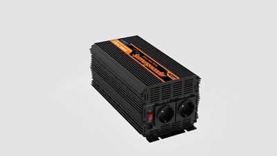 Inverter Onda Sinusoidale Pura 3000W/6000W - 12V To 220V Con Prese EU, USB E Telecomando - Per Camper Ed Emergenze