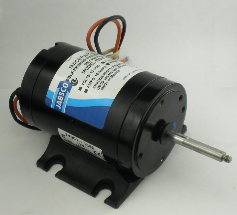 Jabsco 17246-1012 Macerator Motor 12 Volt with Base