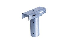 Side mounted Single/Twin Street Light Bracket to fit 76mm column - KRP-SL-76-SID
