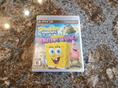 SpongeBob SquarePants Plankton's Robotic Revenge -- Sony PS3 -- C+ CONDITION