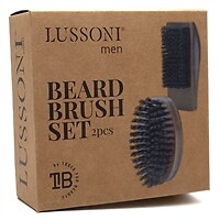 Lussoni Men 2pc Beard Brush Set