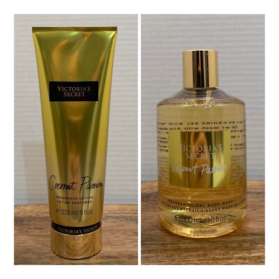 Victoria's Secret COCONUT PASSION Fragrance Lotion and Body Wash