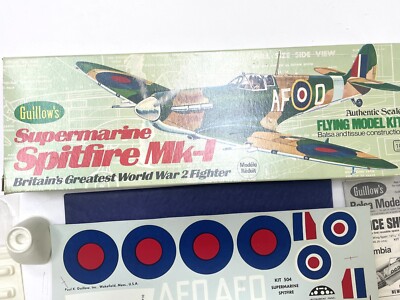 Guillow Supermarine Spitfire MK-1 Flying Model Kit