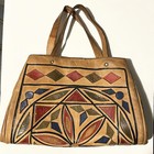 Vintage Antique Fine Leather Handbag / Purse from India — photo 4