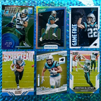 Christian McCaffery Elite Full Throttle #FT2 2021 Franchise Favorites #FF-11 Lot