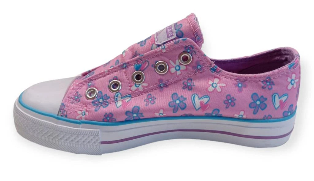 SCARPE BASSA SLIP ON BAMBINA RAGAZZA ROSA LEGGERA COMODA SENZA LACCI 25 28 32
