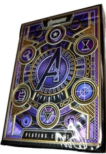 Marvel Avengers Infinity Theory 11 Premium Deck Playing Blue Foil Cards New