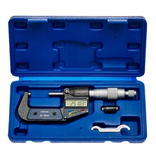 WABECO Digitale Mikrometerschraube 25-50 mm Mikrometer Bügelmessschraube 11393