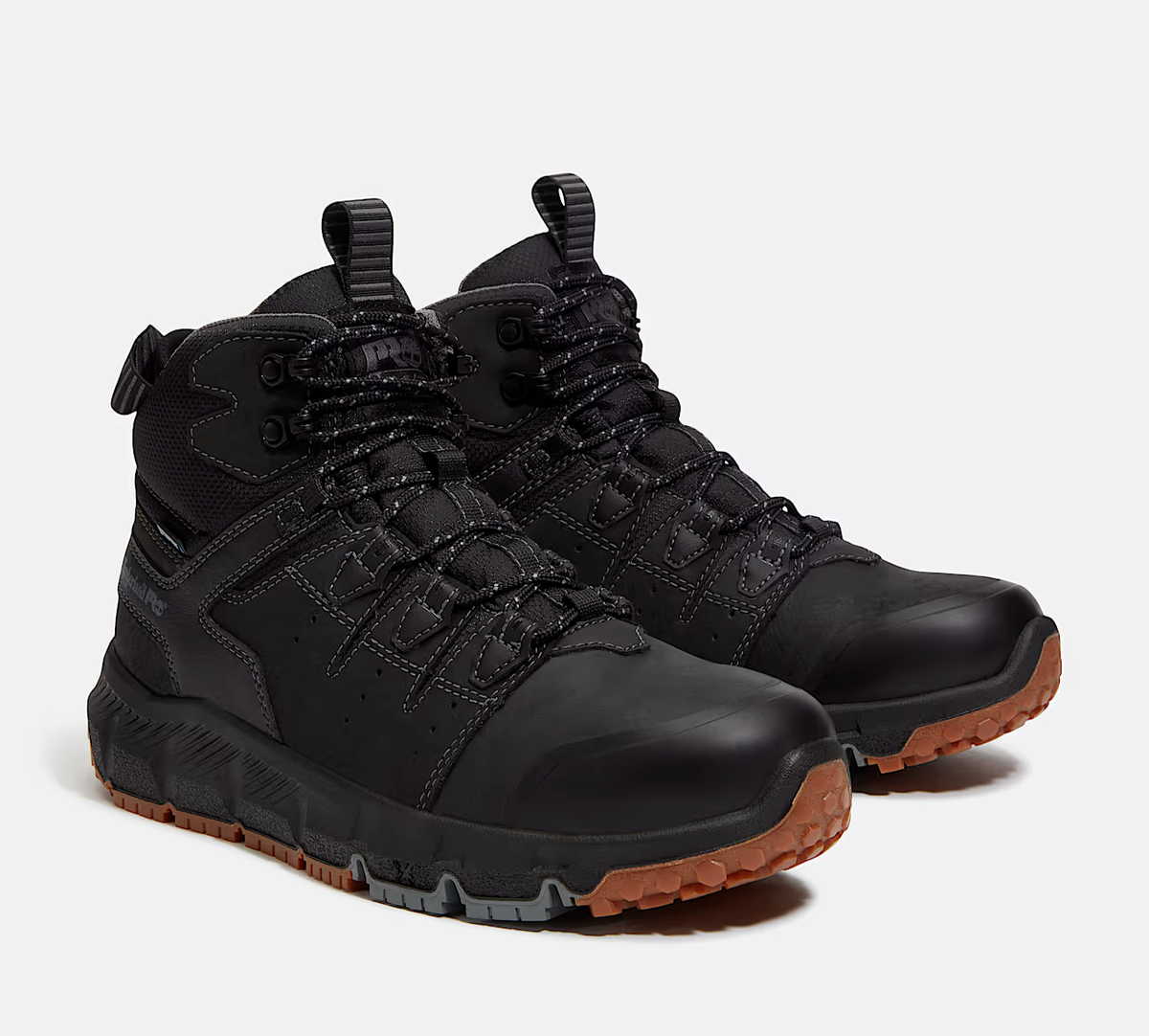 Men's Timberland Pro Tempe 6'' Waterproof Soft Toe Work Boot Black